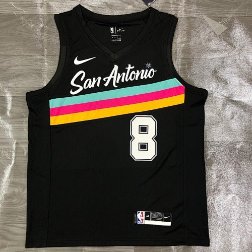 21st season Spurs City Edition No. 8 Mills