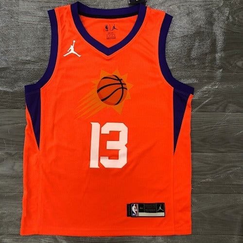 21st Season Suns Jordan Theme Orange No. 13 Nash