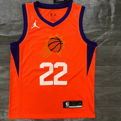 21st Season Suns Jordan Theme Orange No. 22 Ayton