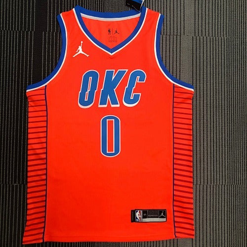 21st season Thunder Flyers Orange No. 0 Westbrook