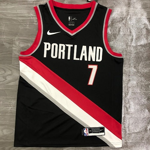 21st Season Trail Blazers Black No. 7 Roy