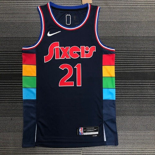 22nd Season 76ers City Edition No. 21 Embiid