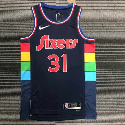 22nd Season 76ers City Edition No. 31 Curry