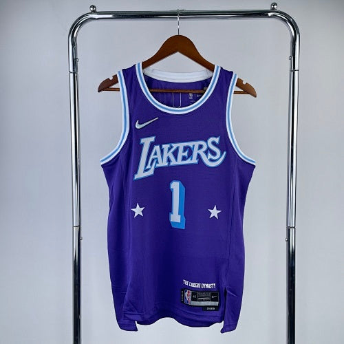 22nd Season Lakers City Edition No. 1 Russell