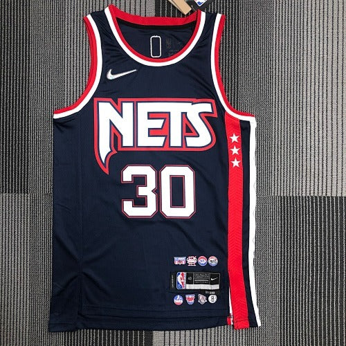 22nd Season Nets City Edition No. 30 Curry
