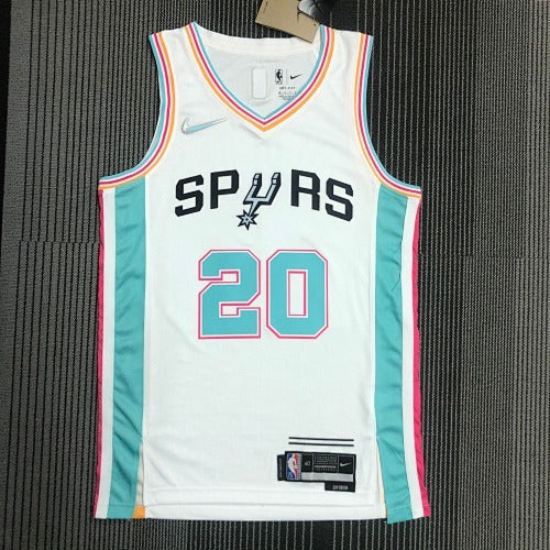 22nd Season Spurs City Edition No. 20 Ginobili