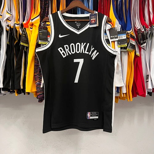 23 season Nets away game black No. 7 Durant