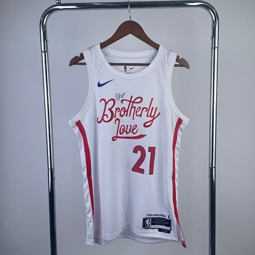 23rd season 76ers city version No. 21 Embiid