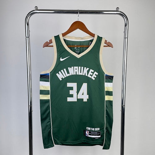 23rd Season Bucks Green No. 34 Antetokounmpo
