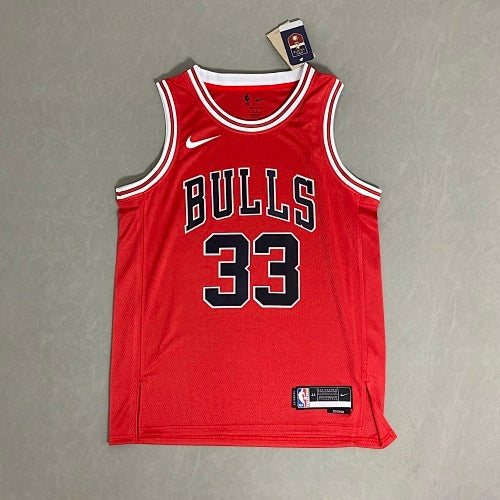 23rd season Bulls red No. 33 Pippen