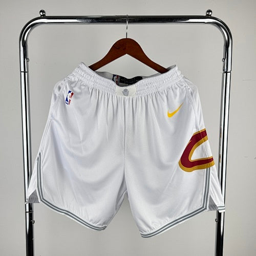 23rd season Cavaliers home white shorts