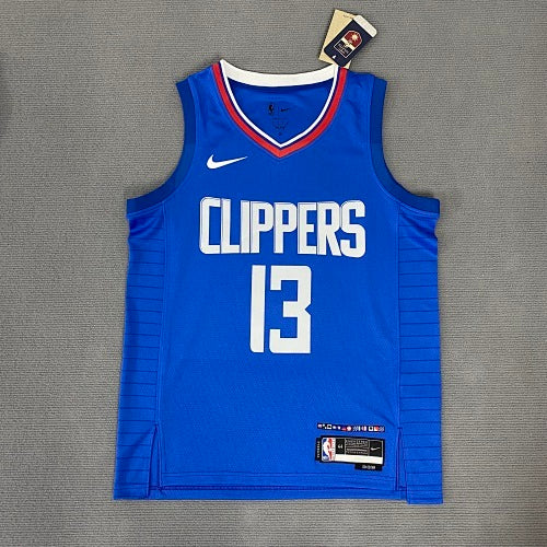 23rd Season Clippers Away Blue No. 13 George