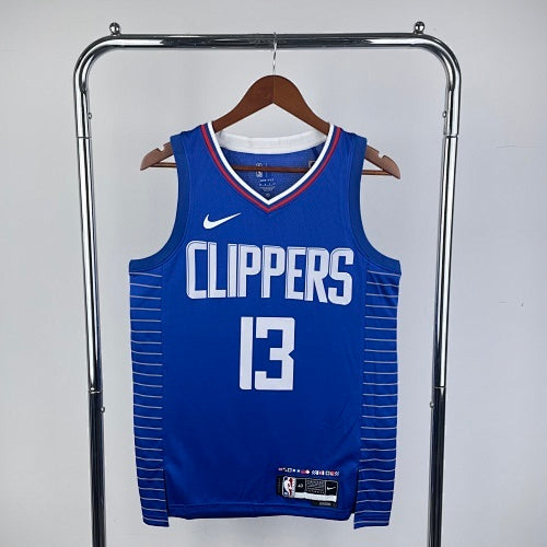23rd Season Clippers Away Blue No. 13 George
