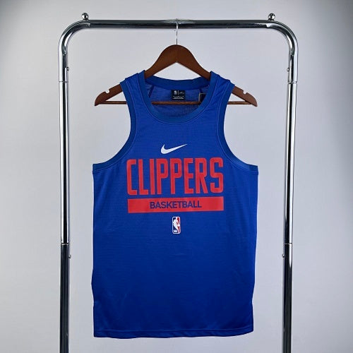 23rd season Clippers blue player version training vest