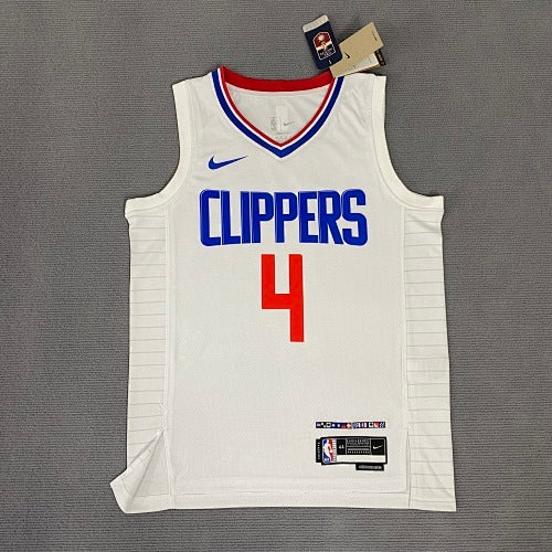 23rd Season Clippers Home White No. 4 Rondo