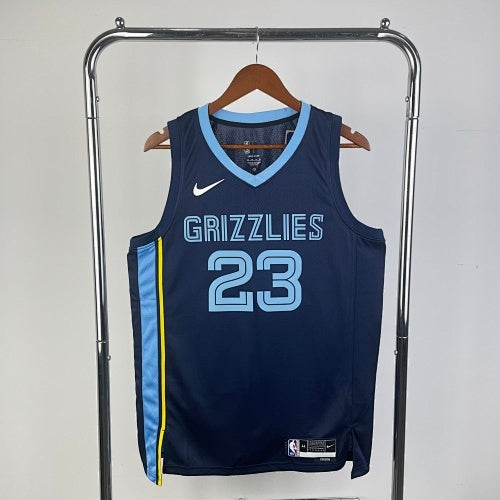 23rd Season Grizzlies Away Navy No. 23 Ross