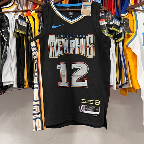 23rd Season Grizzlies City Edition Black No. 12 Morant