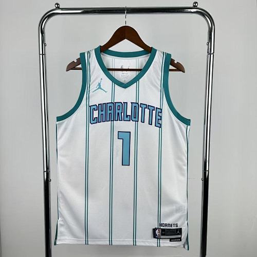23rd Season Hornets Home White No. 1 Ball