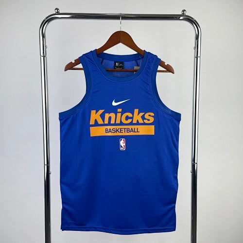 23rd season Knicks blue player version training vest