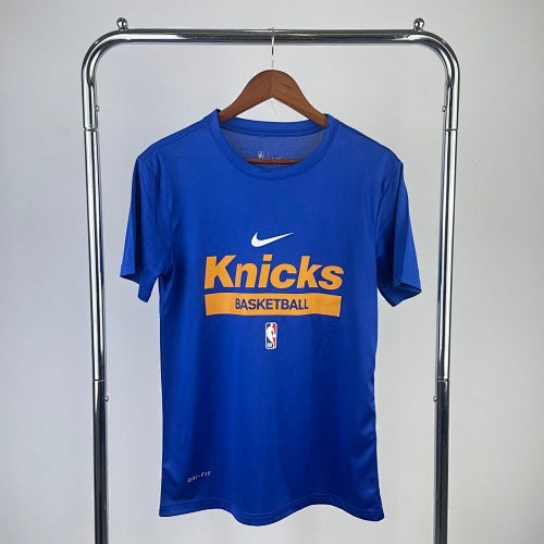 23rd season Knicks blue training quick-drying T-shirt short sleeve