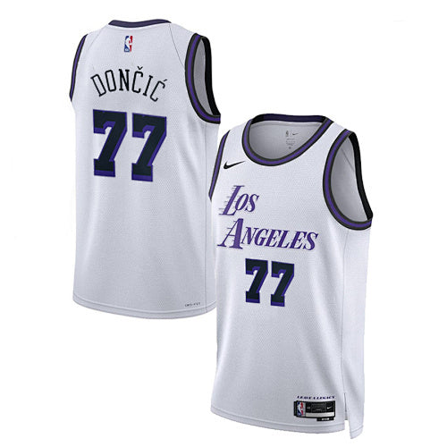 23rd Season Lakers City Edition No. 77 Doncic
