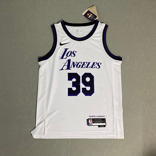 23rd Season Lakers City Edition White No. 39 Howard
