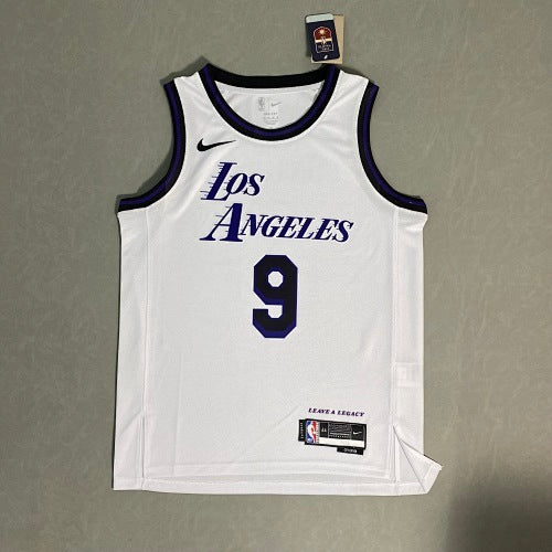 23rd Season Lakers City Edition White No. 9 Rondo