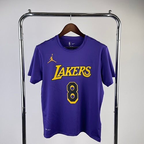 23rd Season Lakers Flyers Limited No. 8 Quick-drying Short Sleeves