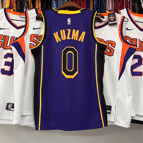 23rd Season Lakers Jordan Limited Purple No. 0 Kuzma
