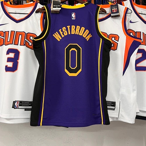 23rd Season Lakers Jordan Limited Purple No. 0 Westbrook