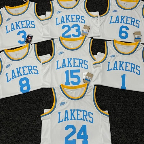 23rd season Lakers retro white