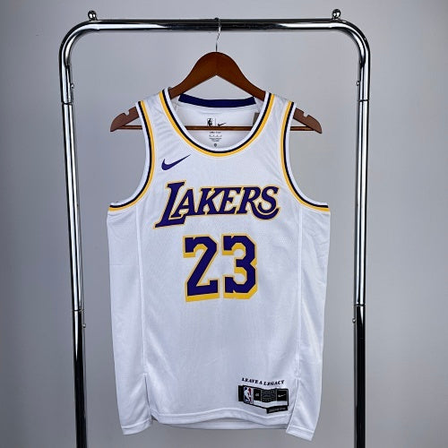 23rd Season Lakers Round Neck White No. 23 James