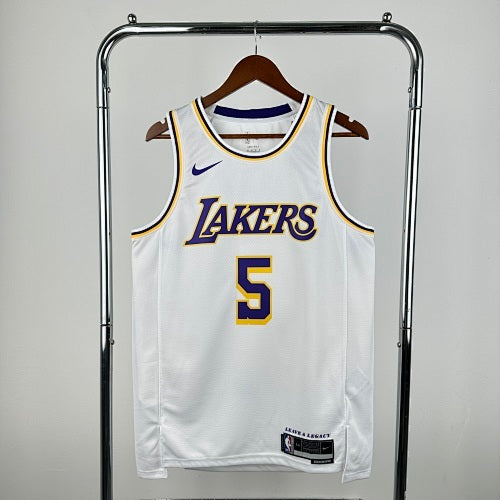 23rd Season Lakers Round Neck White No. 5 Ayton