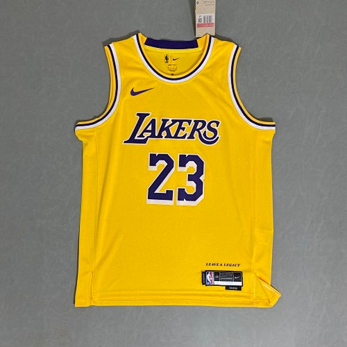 23rd Season Lakers Yellow No. 23 James