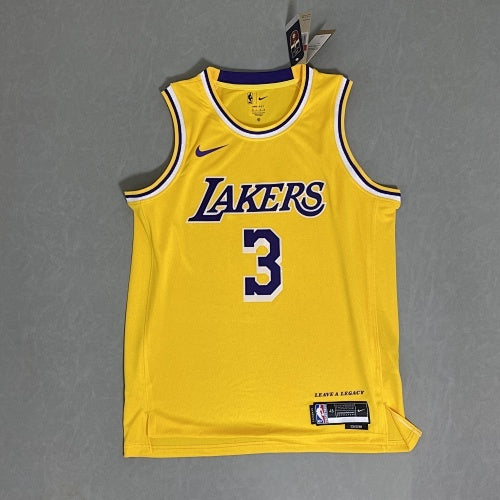 23rd Season Lakers Yellow No. 3 Davis