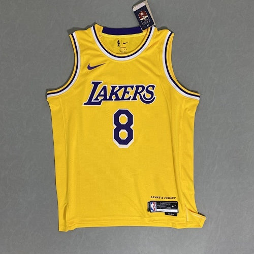 23rd Season Lakers Yellow No. 8 Kobe Bryant