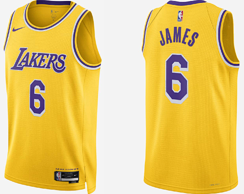 23rd season Lakers yellow