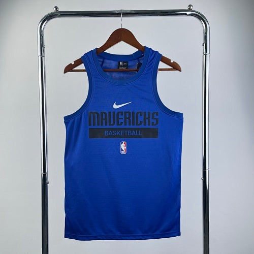 23rd season Mavericks blue player version training vest