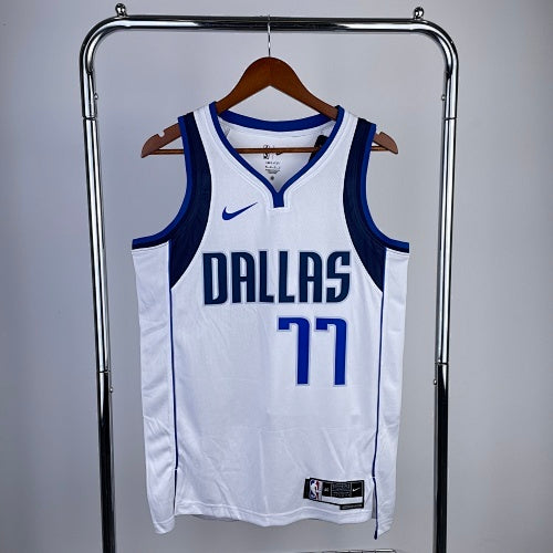 23rd Season Mavericks White No. 77 Doncic