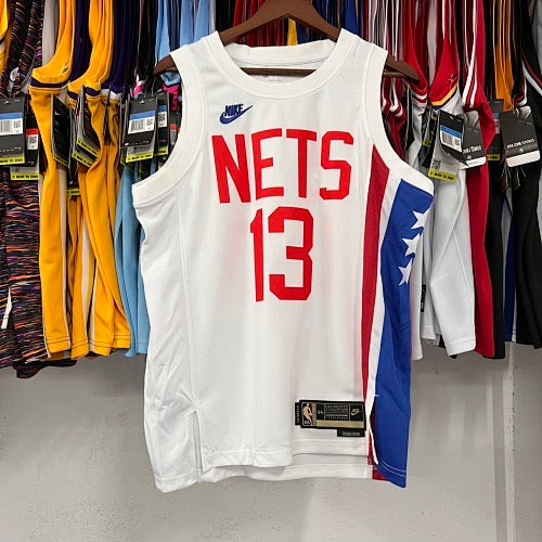 23rd Season Nets Retro White No. 13 Harden