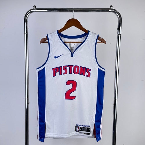 23rd Season Pistons White No. 2 Cunningham
