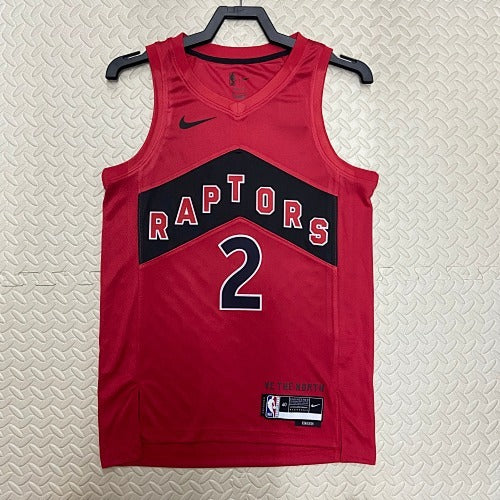 23rd Season Raptors Away Red No. 2 Leonard