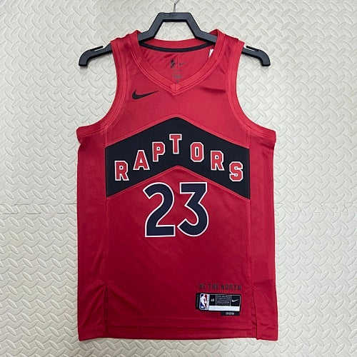 23rd Season Raptors Away Red No. 23 Van Jordan