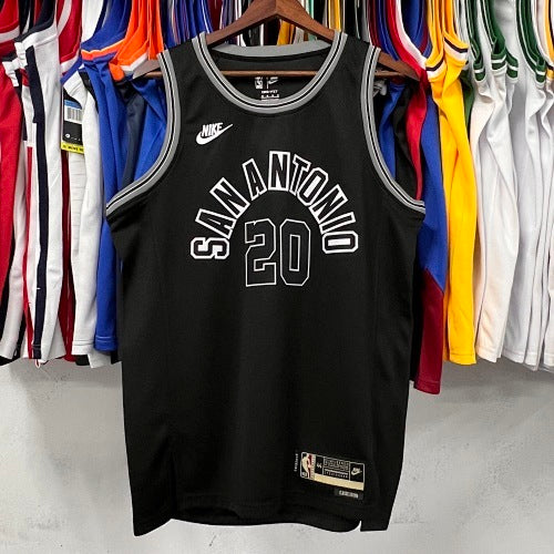 23rd Season Spurs Retro No. 20 Ginobili