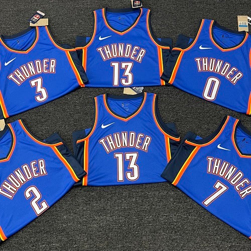 23rd season Thunder away blue