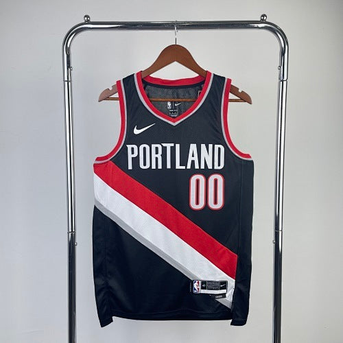 23rd Season Trail Blazers Black No. 00 Henderson