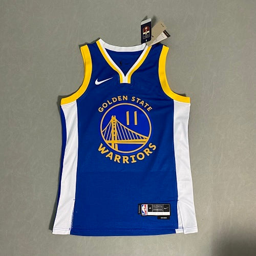 23rd Season Warriors Away Blue No. 11 Thompson