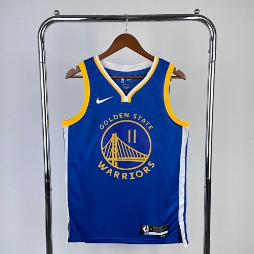 23rd Season Warriors Away Blue No. 11 Thompson