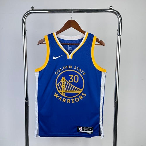23rd Season Warriors Away Blue No. 30 Curry