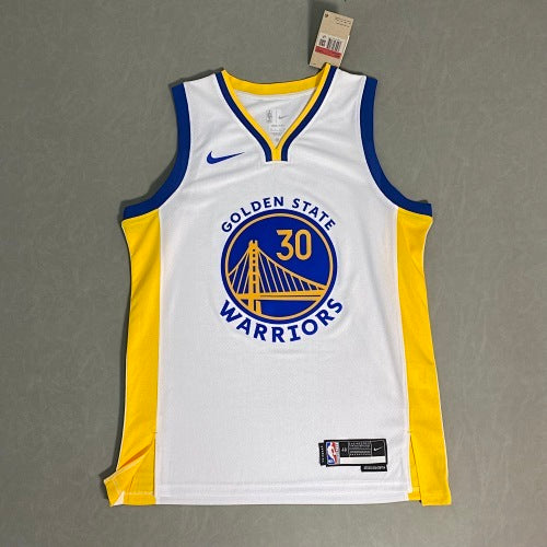 23rd Season Warriors Home White No. 30 Curry
